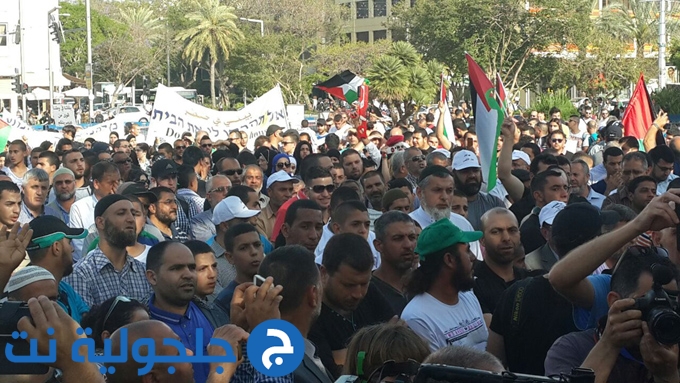 مشاركة واسعة في المظاهرة العربية القطرية ضد هدم البيوت